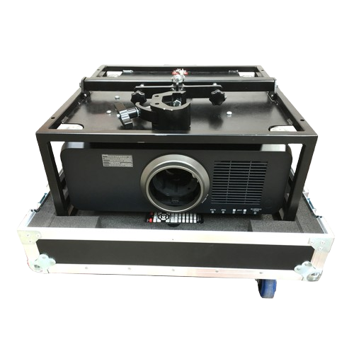 Projector in flight case for corporate events in Cape Town